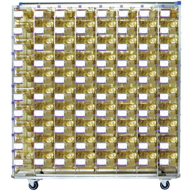 Стеллаж для клеток с лабораторными мышами BCR-MI05-160-C12-PPSU SHINVA